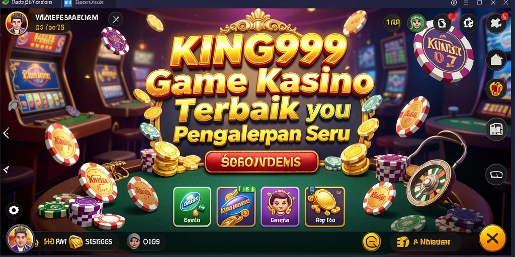 Tampilan menarik gameplay Kasino di KING999 yang penuh warna.
