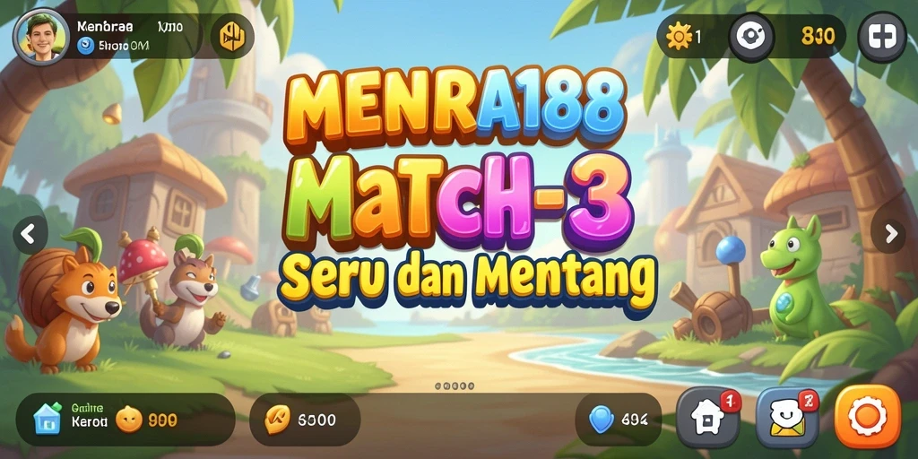Tampilan gameplay menantang dari MENARA188 dengan visual yang cerah.