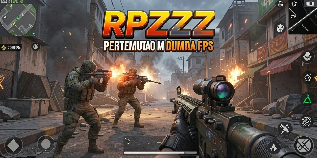 Tampilan gameplay intens dari <strong>RPZZZ</strong> menunjukkan pertempuran yang mendebarkan.